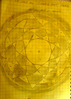Cheesefoot Head, Hampshire crop circle, aerial photo 7