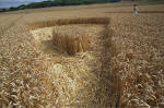East Field, Wiltshire crop circle, aerial photo 33