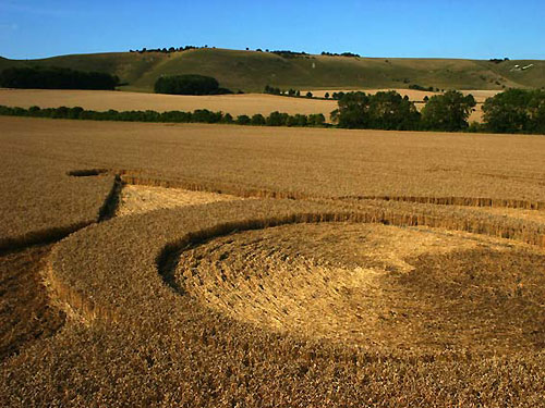 East Field, Wiltshire crop circle, aerial photo 6
