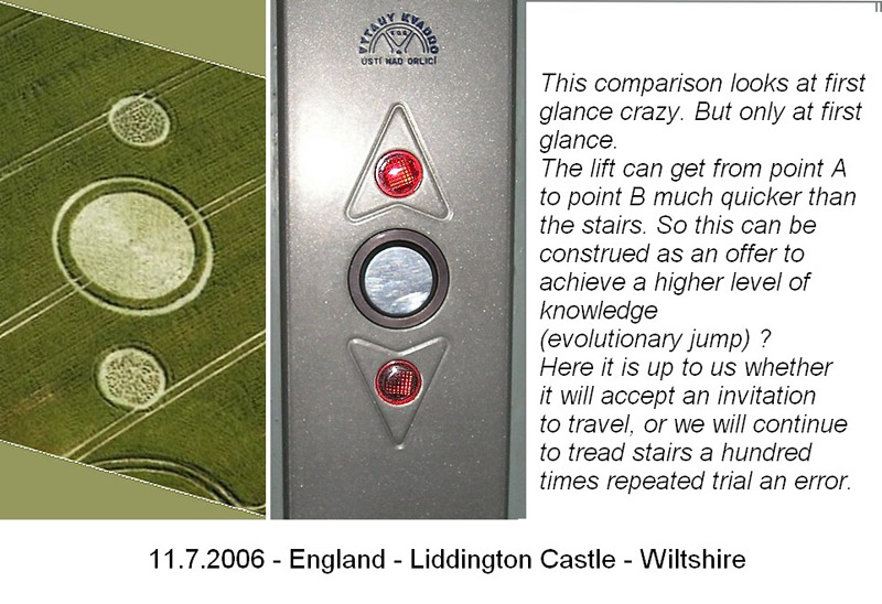 Charlbury Hill, Wiltshire crop circle, aerial photo 9