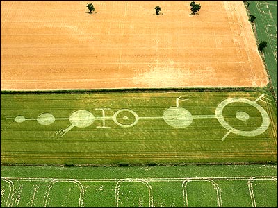 Blofield, Norfolk crop circle, aerial photo 17