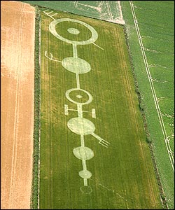 Blofield, Norfolk crop circle, aerial photo 19