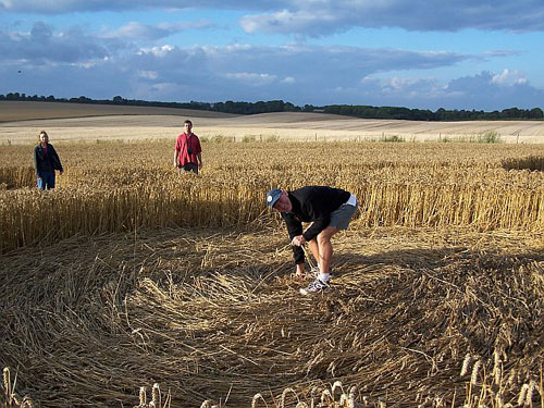 Old Sarum, Hampshire crop circle, aerial photo 7