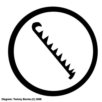 Pond Bay, Wiltshire crop circle, diagram 2
