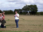 Rollright Stone Circle, Oxfordshire crop circle, aerial photo 42