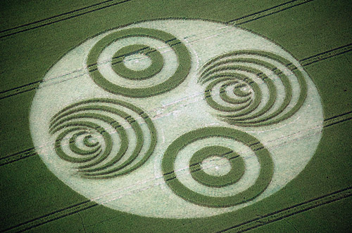 Savernake Forest, Wiltshire crop circle, aerial photo 4
