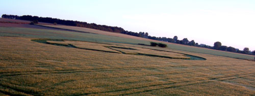 West Somerton, Norfolk crop circle, aerial photo 6