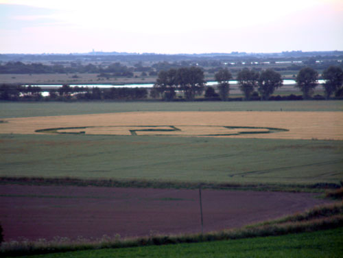 West Somerton, Norfolk crop circle, aerial photo 8