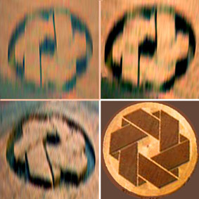 West Somerton, Norfolk crop circle, aerial photo 4