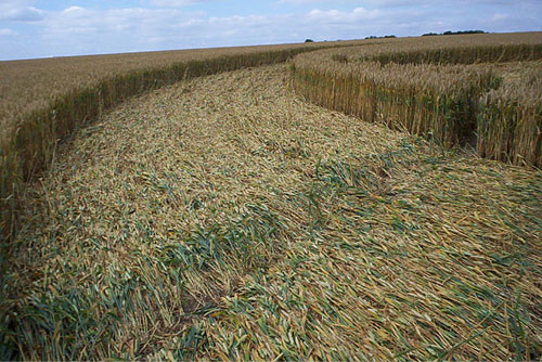 Windmill Hill, Wilshire crop circle, aerial photo 11