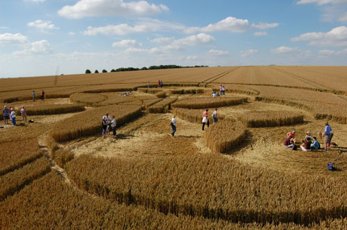 Windmill Hill, Wilshire crop circle, aerial photo 3