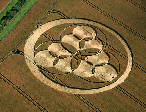 Windmill Hill, Wilshire crop circle, aerial photo 10