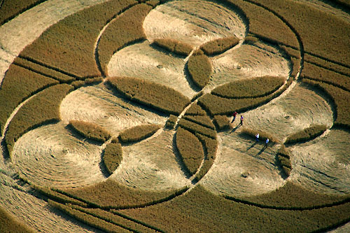 Windmill Hill, Wilshire crop circle, aerial photo 4