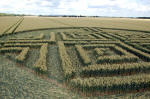 Juggler's Lane, Wiltshire crop circle, aerial photo 7