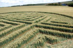 Juggler's Lane, Wiltshire crop circle, aerial photo 8