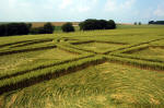 Abbots Down, Wiltshire crop circle, aerial photo 10