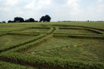 Abbots Down, Wiltshire crop circle, aerial photo 14