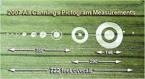 Cannings Cross, Wiltshire crop circle, aerial photo 7
