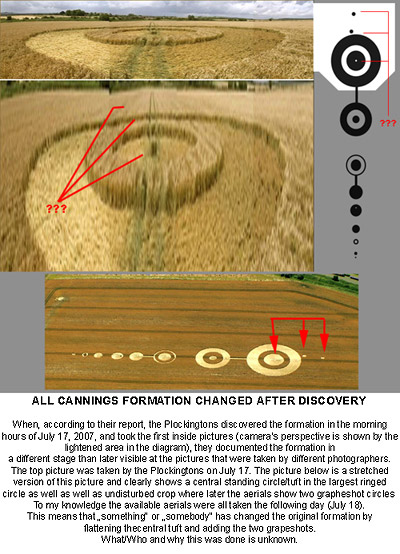 Cannings Cross, Wiltshire crop circle, aerial photo 5