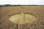 Cannings Cross, Wiltshire crop circle, aerial photo 18