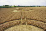 Cannings Cross, Wiltshire crop circle, aerial photo 20