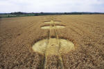 Cannings Cross, Wiltshire crop circle, aerial photo 21