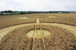Cannings Cross, Wiltshire crop circle, aerial photo 14