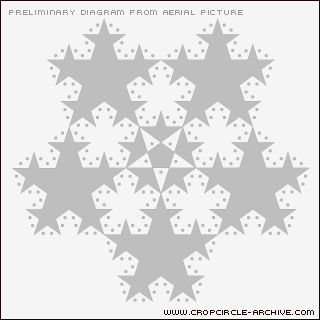 Chute Causeway, Wiltshire crop circle, aerial photo 14