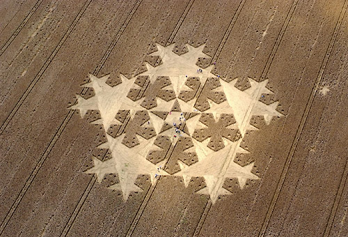 Chute Causeway, Wiltshire crop circle, aerial photo 27
