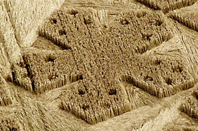 Chute Causeway, Wiltshire crop circle, aerial photo 7