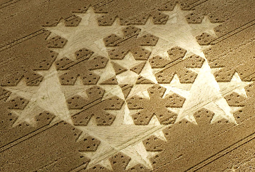 Chute Causeway, Wiltshire crop circle, aerial photo 2