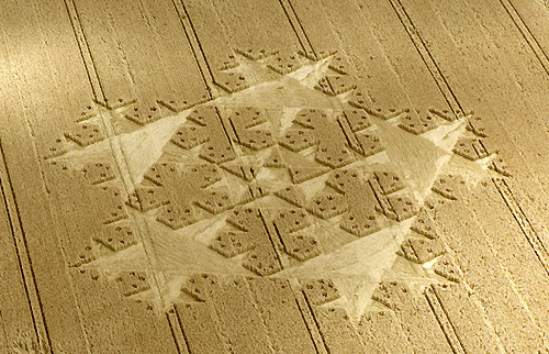 Chute Causeway, Wiltshire crop circle, aerial photo 5