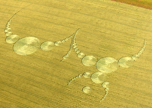 East Field, Wiltshire crop circle, aerial photo 4