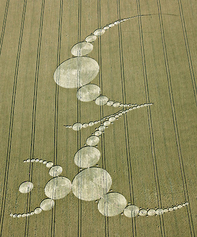 East Field, Wiltshire crop circle, aerial photo 16