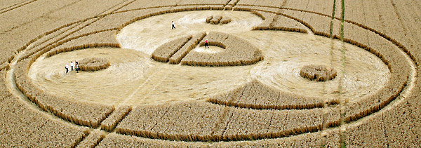 Green Street, Wiltshire crop circle, aerial photo 14