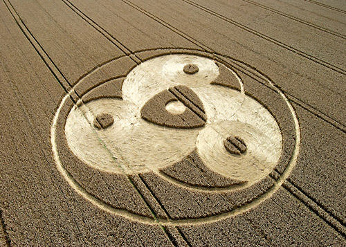 Green Street, Wiltshire crop circle, aerial photo 8
