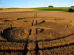 Green Street, Wiltshire crop circle, aerial photo 23