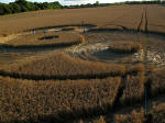 Green Street, Wiltshire crop circle, aerial photo 24