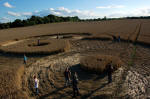 Green Street, Wiltshire crop circle, aerial photo 7