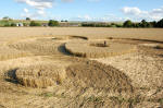 Green Street, Wiltshire crop circle, aerial photo 6