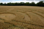 Hat Gate Cottage, Wiltshire crop circle, aerial photo 10
