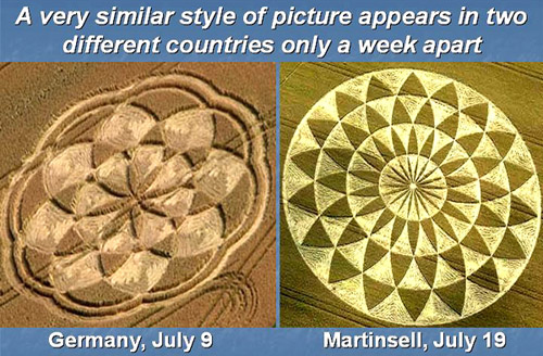 Martinsell Hill, Wiltshire crop circle, aerial photo 14