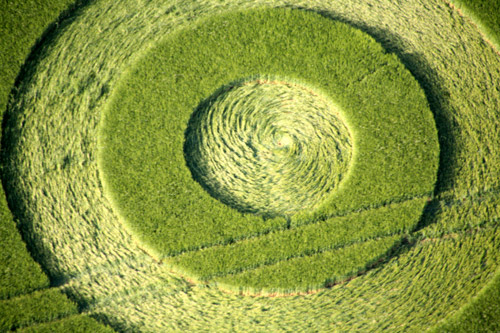 Morgan Hill, Wiltshire crop circle, aerial photo 21