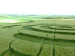 Morgan Hill, Wiltshire crop circle, aerial photo 20