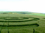 Morgan Hill, Wiltshire crop circle, aerial photo 19