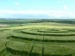 Morgan Hill, Wiltshire crop circle, aerial photo 18