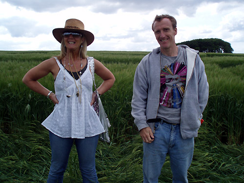 Morgan Hill, Wiltshire crop circle, aerial photo 65