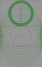 Oliver's Castle, Wiltshire crop circle, aerial photo 24