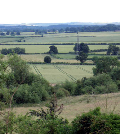 Southend, Oxfordshire crop circle, aerial photo 11