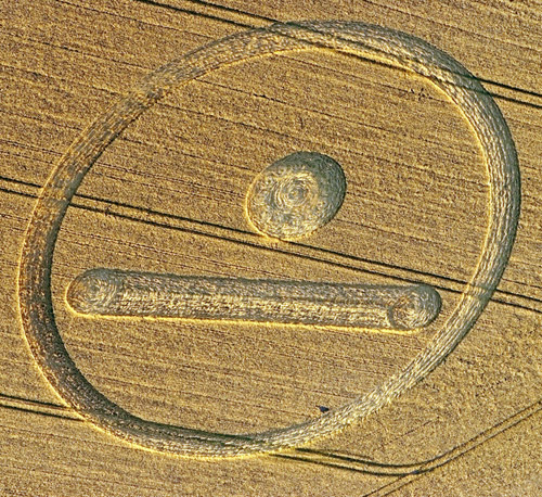 Stanton St Bernard, Wilshire crop circle, aerial photo 16